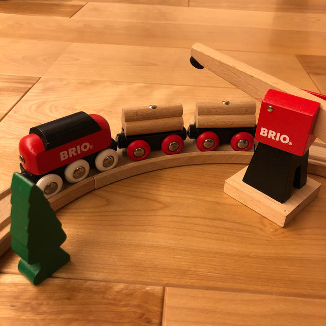 BRIO(ブリオ)のBRIO  ブリオ　クラシックレール貨物輸送セット キッズ/ベビー/マタニティのおもちゃ(電車のおもちゃ/車)の商品写真