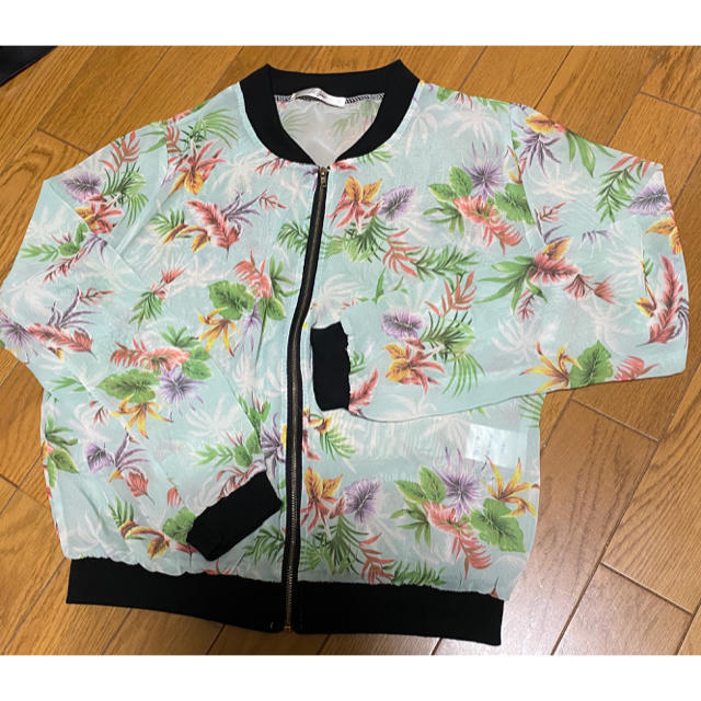 ジップアップジャンパー  シースルー レディースのジャケット/アウター(ブルゾン)の商品写真