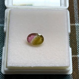 バイカラートルマリン　1.25ct(各種パーツ)