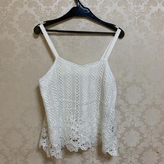 ページボーイ(PAGEBOY)のAlicia PAGEBOY ページボーイ レース　キャミ (カットソー(半袖/袖なし))