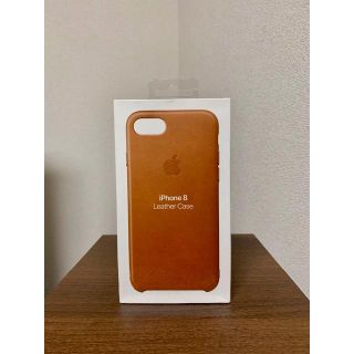 アップル(Apple)の新品　Apple iPhone 8•7•第二世代 SE 純正 レザーケース(iPhoneケース)