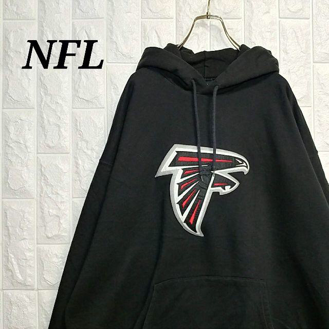NFL アトランタファルコンズ 刺繍 フットボール パーカー スウェット トレー