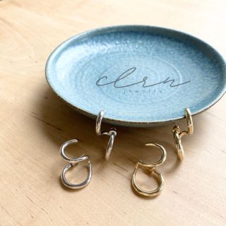 イエナ(IENA)の〝再販〟silver925 ダブル リング フック ピアス　(ピアス)