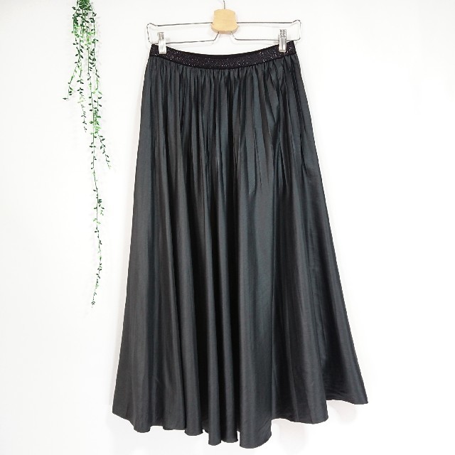 COMME CA DU MODE(コムサデモード)のGabardine K.T  *美品ギャザーフレアスカート** レディースのスカート(ロングスカート)の商品写真