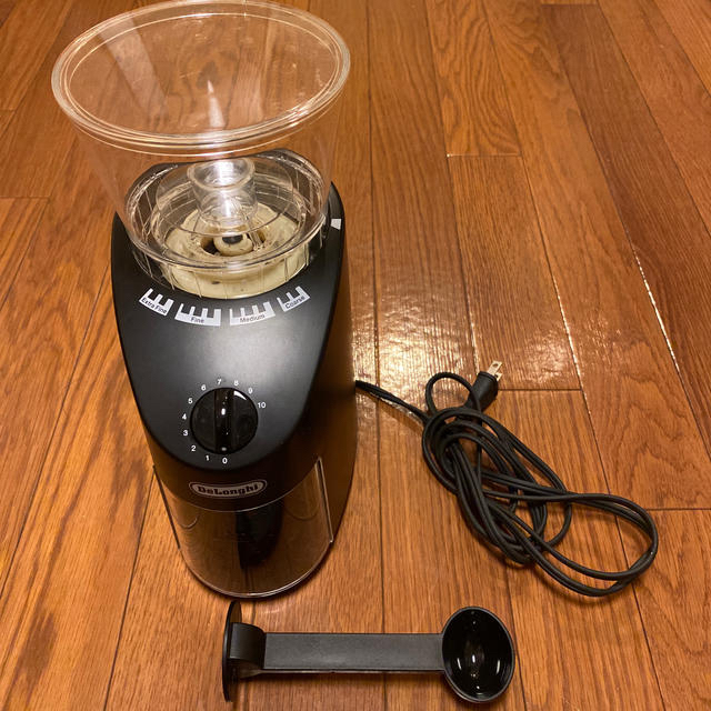 Delonghi コーン式コーヒーグラインダー電動式コーヒーミル