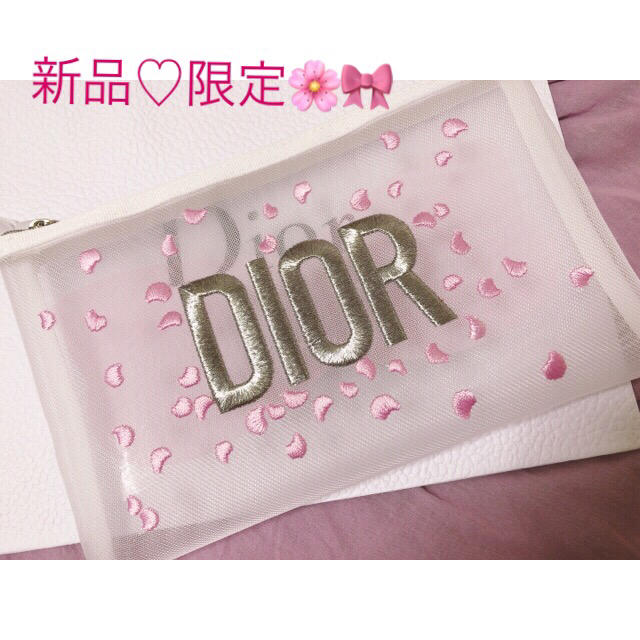 Dior(ディオール)のDIOR ディオール  限定♡シースルーポーチ/ノベルティポーチ　 レディースのファッション小物(ポーチ)の商品写真