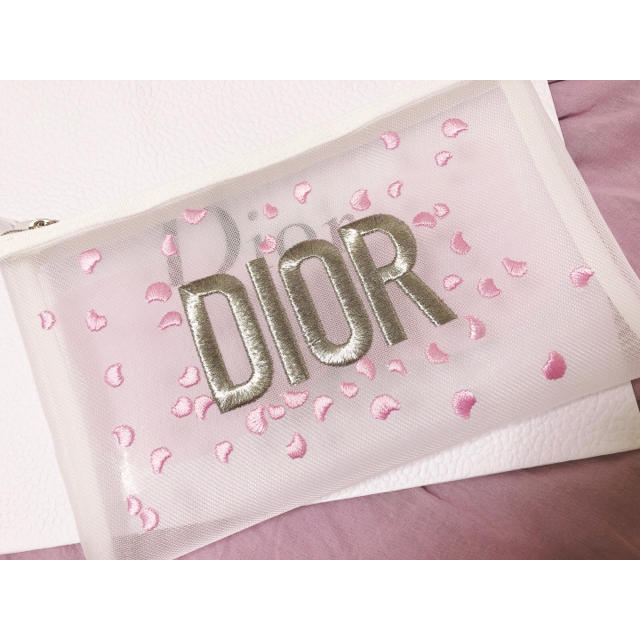 Dior(ディオール)のDIOR ディオール  限定♡シースルーポーチ/ノベルティポーチ　 レディースのファッション小物(ポーチ)の商品写真