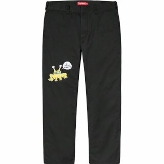 シュプリーム(Supreme)のsupreme ダニエルジョンストン ワークパンツ 20ss(ワークパンツ/カーゴパンツ)