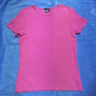 ギャップ(GAP)のGAP ストレッチTシャツ パープル M(Tシャツ(半袖/袖なし))