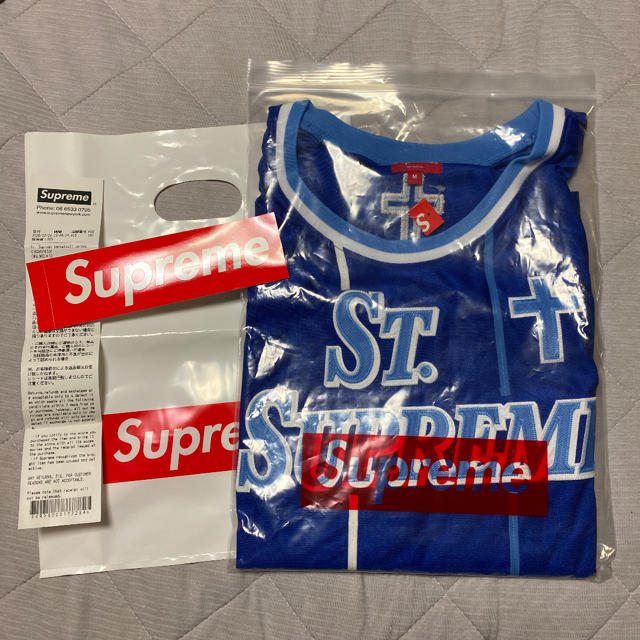 St. Supreme Basketball Jersey 20ss Navy