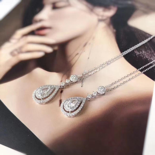 ダイヤモンド ネックレス レディースのアクセサリー(ネックレス)の商品写真