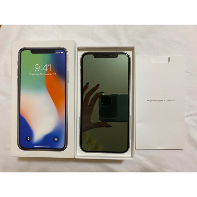 iPhone X Silver 64 GB SIMフリー