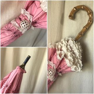 ハンドメイド日傘 鬼滅の刃 禰豆子風の通販 by 福耳shop|ラクマ