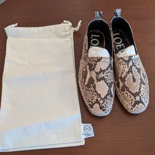 LOEWE 美品 クロコ型押し スリッポン | www.jarussi.com.br