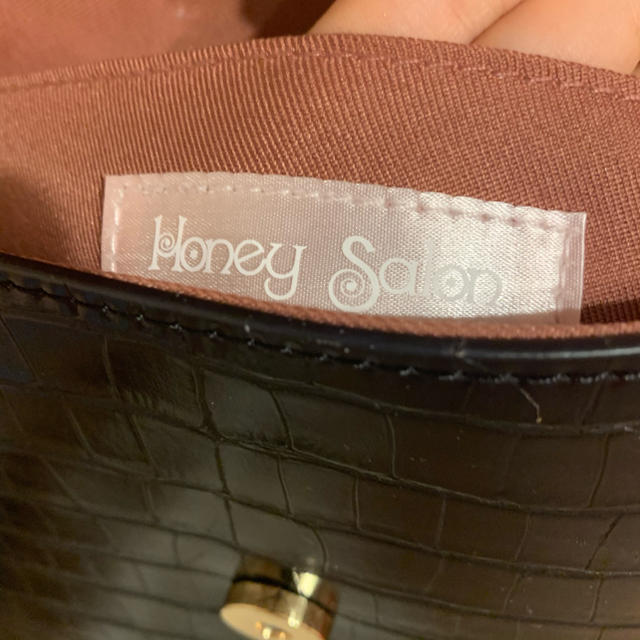 Honey Salon(ハニーサロン)のhoney salon ショルダーバッグ　ブラック レディースのバッグ(ショルダーバッグ)の商品写真