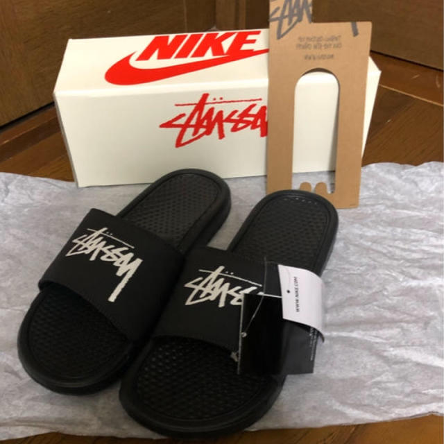 メンズSTUSSY NIKE ステューシー SLIDE SANDALS BENASSI