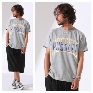 ナノユニバース(nano・universe)の新品 ナノユニバース RUSSELL リメイクTシャツ 定価6160円 M(Tシャツ/カットソー(半袖/袖なし))