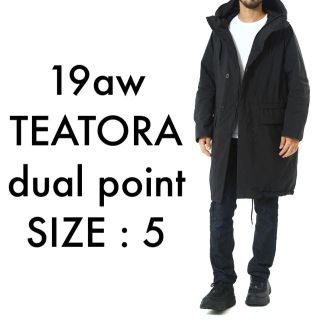 コモリ(COMOLI)のTEATORA Souvenir Hunter dual point 5 黒(モッズコート)