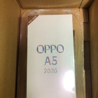 アンドロイド(ANDROID)のOPPO A5 2020 オッポ A5 2020 ブルー　新品未開封(スマートフォン本体)