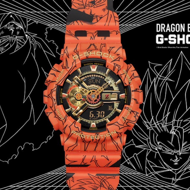 G-SHOCK(ジーショック)のドラゴンボール×G-SHOCK コラボ メンズの時計(腕時計(デジタル))の商品写真