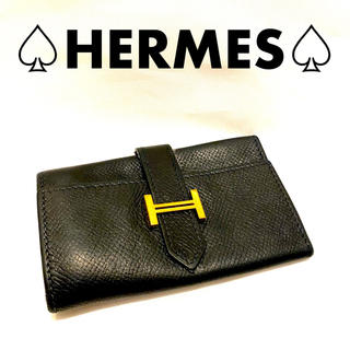 エルメス(Hermes)の⭐️良品⭐️エルメス ベアン 6連キーケース GD金具 ブラック(キーケース)