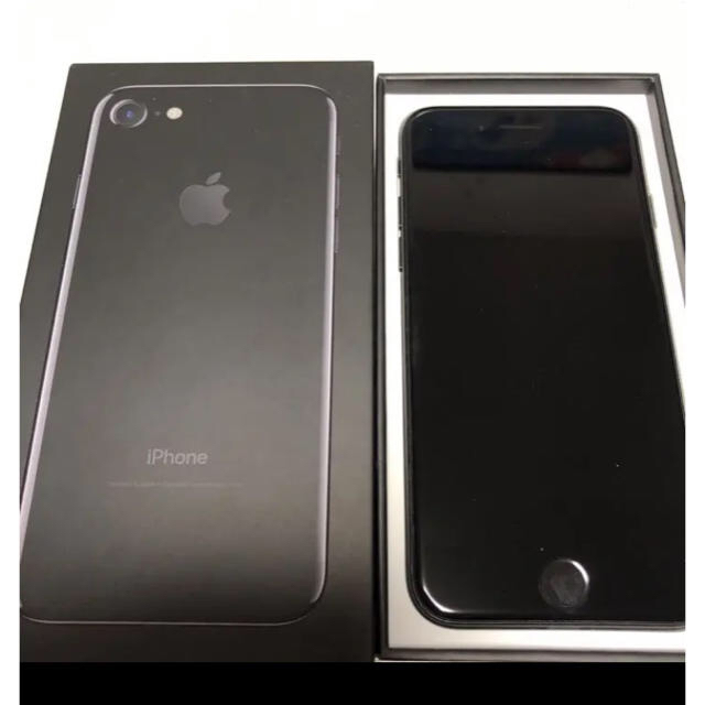 【美品】iPhone7 black 128GBスマートフォン/携帯電話