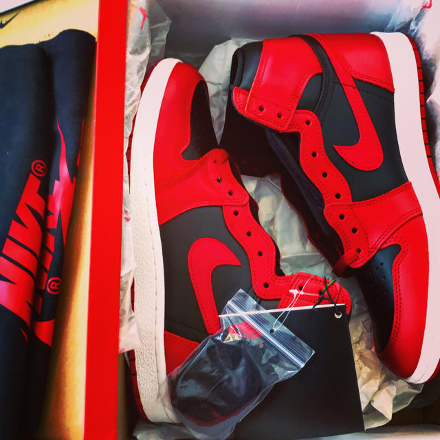 【ラッピング不可】 HI 1 jordan air nike - NIKE '85"varsity red" スニーカー 【ラッピング不可】 HI 1 jordan air nike - NIKE '85"varsity red" スニーカー