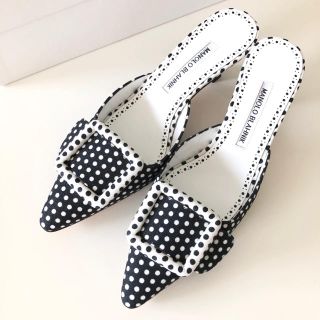 マノロブラニク(MANOLO BLAHNIK)の【大特価】マノロブラニク 2020ss ドットミュール(ミュール)