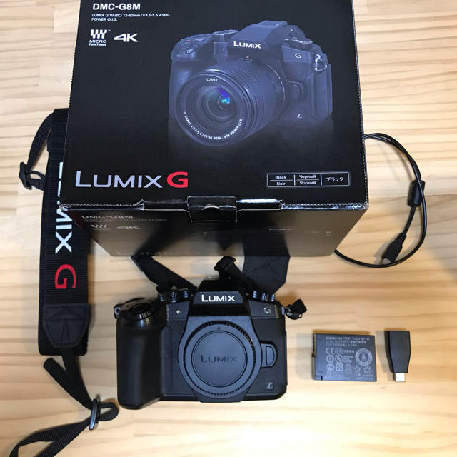 Panasonic DMC-G8M 美品 ボディと付属品（予備バッテリー付き）