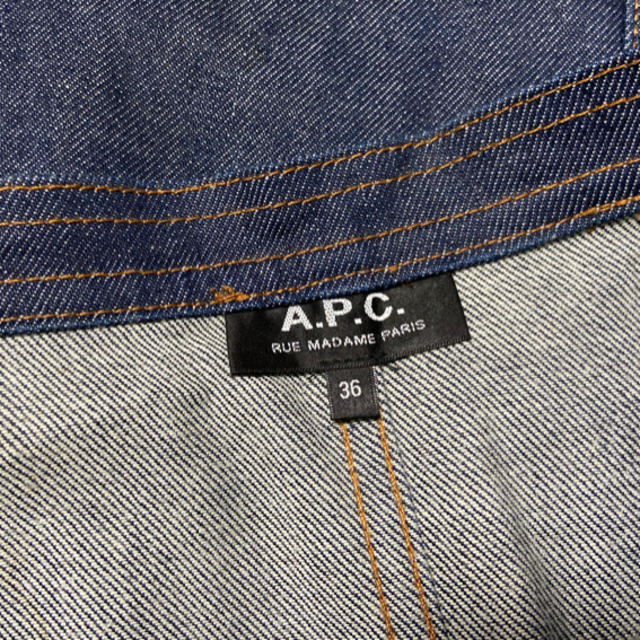 A.P.C(アーペーセー)のあや様　デニムスカート レディースのスカート(ミニスカート)の商品写真