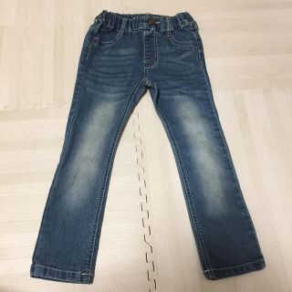 エフオーキッズ(F.O.KIDS)の新品  F.O.KIDS  スキニーデニムパンツ 100サイズ   男女兼用(パンツ/スパッツ)