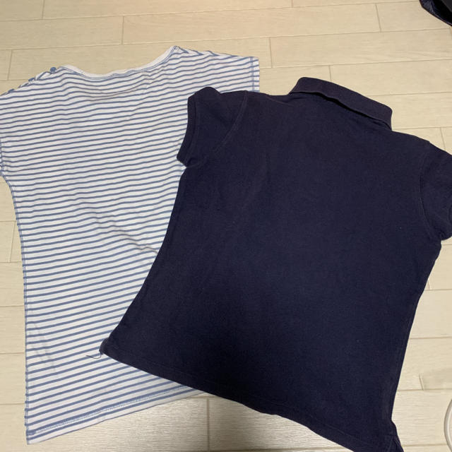 Ralph Lauren(ラルフローレン)のラルフローレン 150  ポロシャツ ボーダー Tシャツ キッズ　女の子 キッズ/ベビー/マタニティのキッズ服女の子用(90cm~)(Tシャツ/カットソー)の商品写真