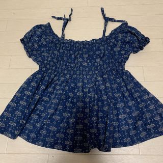 ラルフローレン(Ralph Lauren)の【RALPH LAUREN】 美品　花柄 トップス　ブラウス　カットソー　L(シャツ/ブラウス(半袖/袖なし))