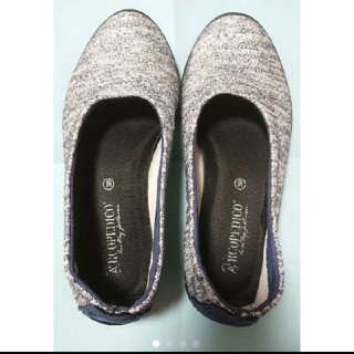 アルコペディコ(ARCOPEDICO)のアルコペディコ TWEED BALLERINA コンフォートシューズ 38(バレエシューズ)