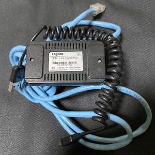 ロジテック 100BASE-TX 小型スイッチングハブ LAN-SW03/PSB(PC周辺機器)