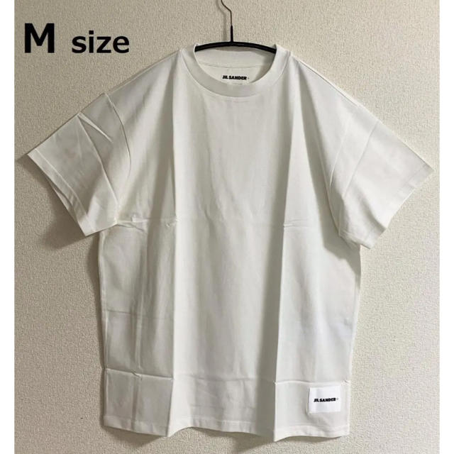 JIL SANDER  ジルサンダー　ロゴTシャツ　ホワイト　Mサイズ