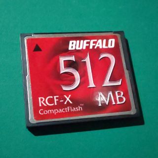 バッファロー(Buffalo)の◇BUFFALO コンパクトフラッシュ RCF-X 512MB(その他)