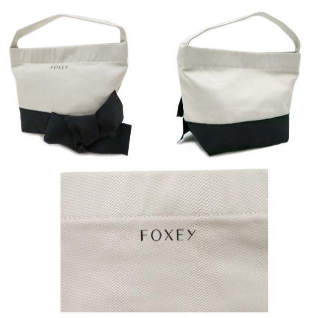FOXEY(フォクシー)のFOXEY ノベルティ　グログランリボンデザインバッグ レディースのバッグ(トートバッグ)の商品写真
