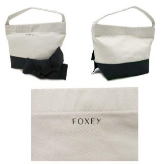 フォクシー(FOXEY)のFOXEY ノベルティ　グログランリボンデザインバッグ(トートバッグ)