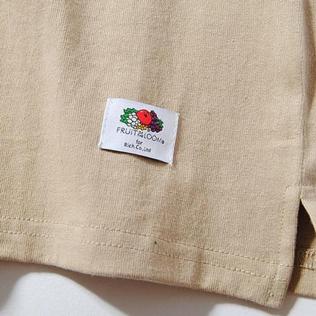 Ron Herman(ロンハーマン)のFruit Of The Loom ビッグTシャツ ベージュM 厚手 ヘビー メンズのトップス(Tシャツ/カットソー(半袖/袖なし))の商品写真