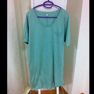 ユニクロ(UNIQLO)のＴシャツワンピ(ミニワンピース)