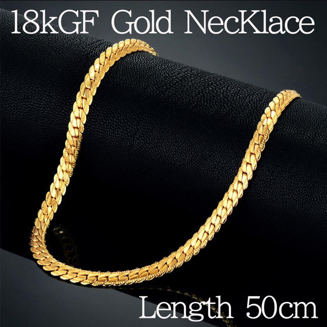 ネックレス ゴールド メンズ 喜平 18k 刻印 50cm 5mm キヘイ 金 メンズのアクセサリー(ネックレス)の商品写真