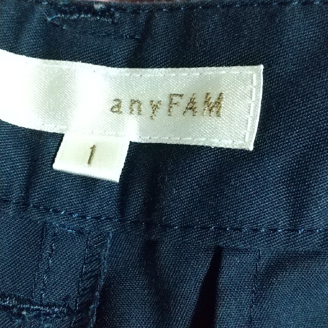 anyFAM(エニィファム)のanyFAM  ハーフパンツ　クロップドパンツ レディースのパンツ(ハーフパンツ)の商品写真