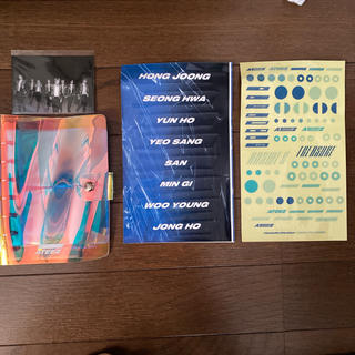 ATEEZ サノク トレカ ステッカー フォルダー(K-POP/アジア)