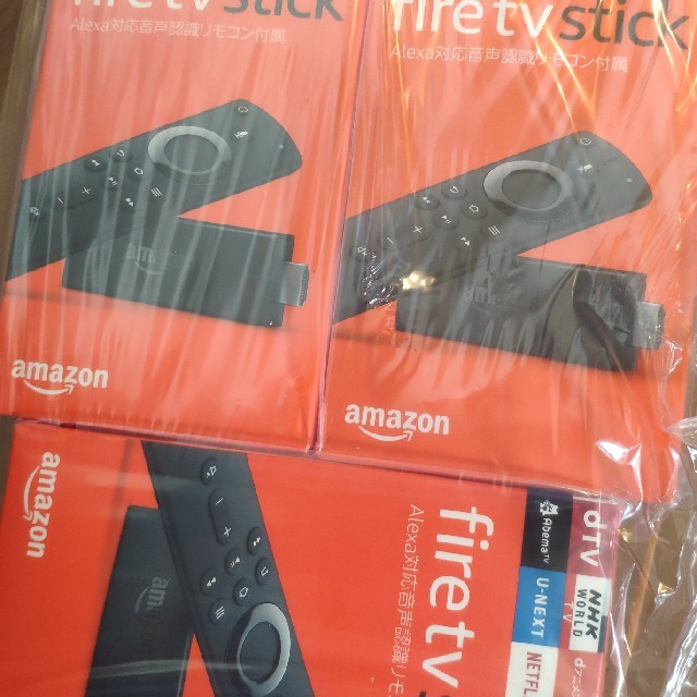 【新品本物】 新品　Fire TV Alexa対応　第2世代　4台セット Stick 映像用ケーブル
