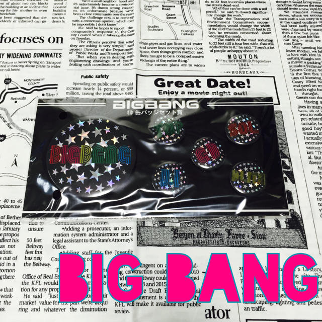 BIGBANG - BIG BANG 缶バッジ