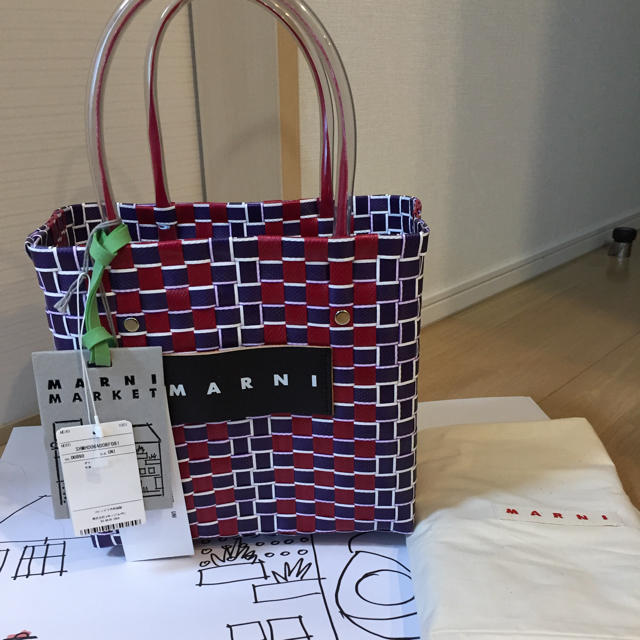 MARNI マルニ　オーバルバスケットミニ　カゴバッグ