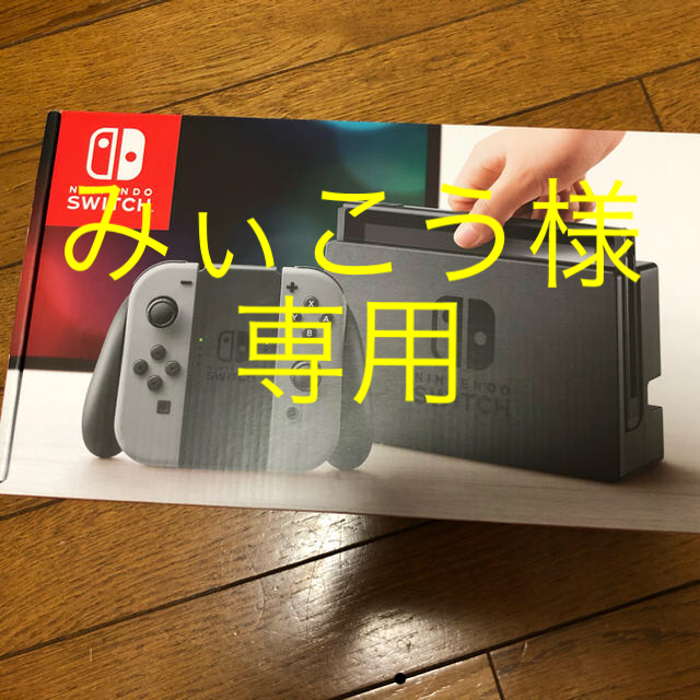 Nintendo Switch 本体　グレー1個Joy-Conストラップ