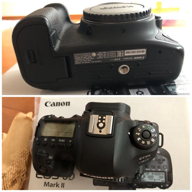 Canon(キヤノン)の【美品】Canon EOS 6D MARK2 ボディ スマホ/家電/カメラのカメラ(デジタル一眼)の商品写真