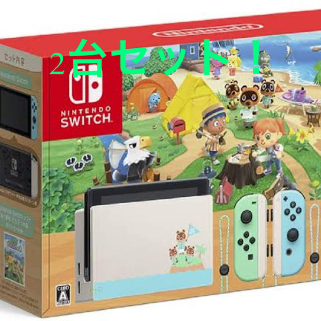 【新品】 Nintendo Switch - Nintendo switch あつまれどうぶつの森セット 2台 家庭用ゲーム機本体